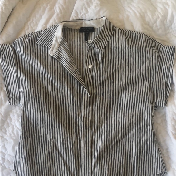 NWOT Rag & Bone Ara Tie Back Stripe Shirt - Picture 6 of 8